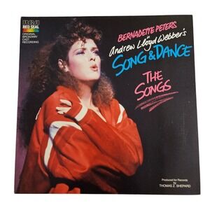 Bernadette Peters Song & Dance The Songs 12x12 Album Flat Promo Poster 1980s